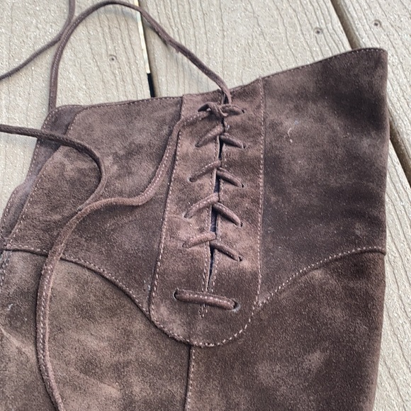 Born Crown ~ Brown Leather Knee-High Boots - Picture 2 of 7